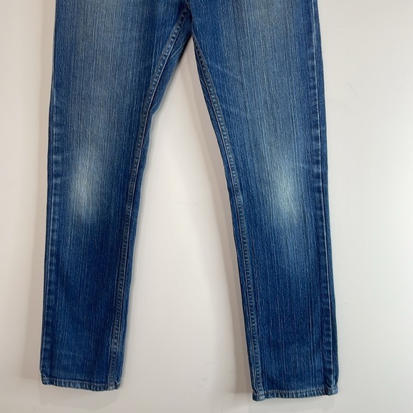 Levi's Girls Retro 511 Slim Straight Jeans Blue Medium Wash Size 16 28x28 - Picture 4 of 11